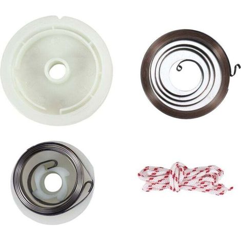 Kit Démarreur Poulie Corde Ressort de Recul pour Tronçonneuse 52Cc 58Cc 5200 5800 Réparation Facile (1/4)