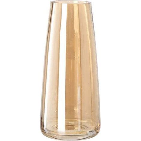 Large glass vase, conical glass vase, large transparent vase, decorative vase, decorative vase with yOgr6v5ipb (1/5)