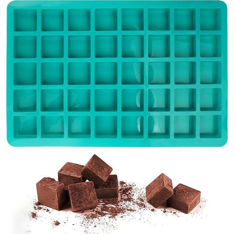 Moule Tablette Chocolat Profond avec 40 Alvéoles, Moul Silicone Tablet (1/5)