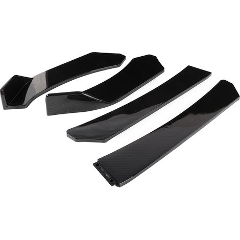 Pare-chocs avant universel spoiler lèvre déflecteur menton inférieur diffuseur kit carrosserie carbone style (1/5)