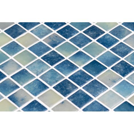 Emaux de verre - VANGUARD - Bluestone Blend - Brillant - 2,5x2,5x0,5cm