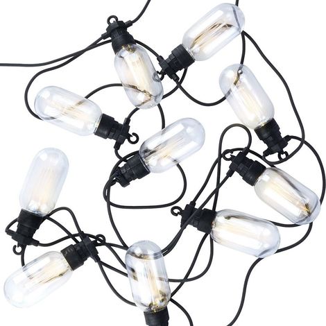 Außenbeleuchtung progarden edison 10 LED warmweiß 9,5 m (1/5)