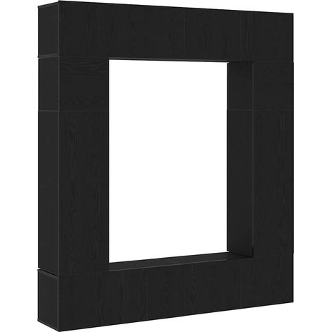 TV Cabinet Set 8 pcs Black 80 x 30 x 30 cm Engineered Wood vidaXL (1/5)