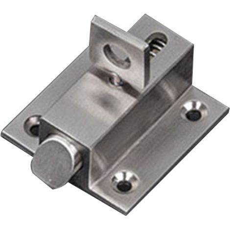 Verrou de jardin en acier inoxydable à fixation automatique, verrou de porte à ressort pour la sécurité des fenêtres de maison. Languette vers le haut.
