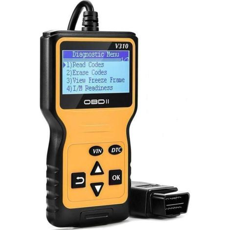 Outil de diagnostic automobile - Scanner OBD2 - Écran LCD - Universel - Compact - V310 (1/5)