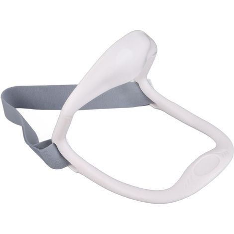 Correcteur cervical réglable conception ajustable soulagement pression colonne vertébrale prévention cervicalgie support cou nuque blanc (1/5)