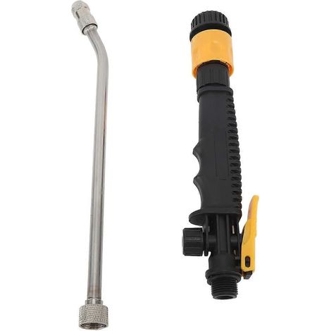 Mist Watering Wand G3/4 Internal Thread Stainless Steel Plastic Non Slip Press Type Spray Wand for Lawn and Garden (1/5)