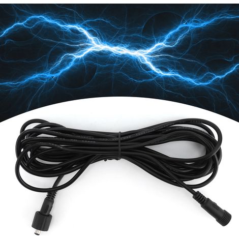Câble d'extension CC 24AWG de 5 mètres à petite tête 3,5 x 1,35 mm pour pompes à eau d'oxygénation CC, projecteurs solaires et lampes de plongée. (1/5)