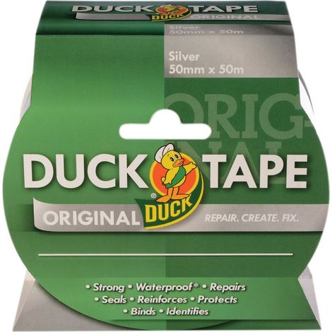 Shurtape Duck Tape® Original 50mm x 50m Silver - Heavy-Duty Multi-Purpose Adhesive Tape