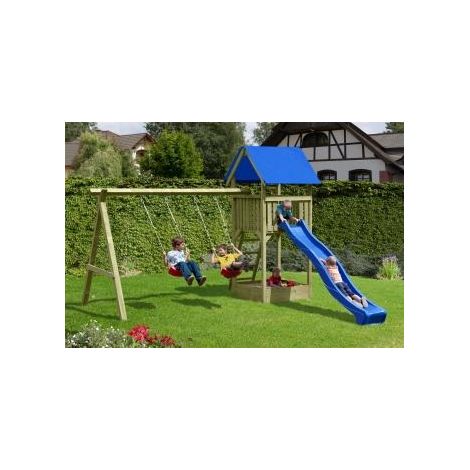 Spielanl. Junior 350x190x296cm mit Doppelschaukel