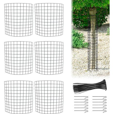 Malla metálica expandible para protección de plantas con ventilación, mantiene a los animales en jaulas, protege jardines y patios. (1/5)