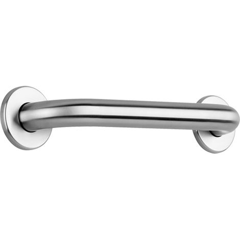 Delabie – Barre de maintien droite inox satiné Ø32 300mm – Fixations invisibles – Pour personnes à mobilité réduite – 35050S