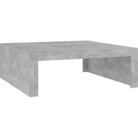 Maison Exclusive - Couchtisch Betongrau 100x100x35 cm Holzwerksto