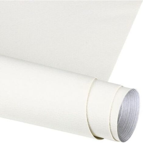 Selbstklebender Flicken zur Reparatur von Kunstleder (150 x 40 cm) – Klebstoff für Sofas, Taschen, Jacken, Autositze und Ledermöbel – Weiß (1/5)