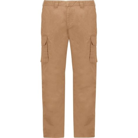 Pantaloni multitasche KARIBAN Cammello 54