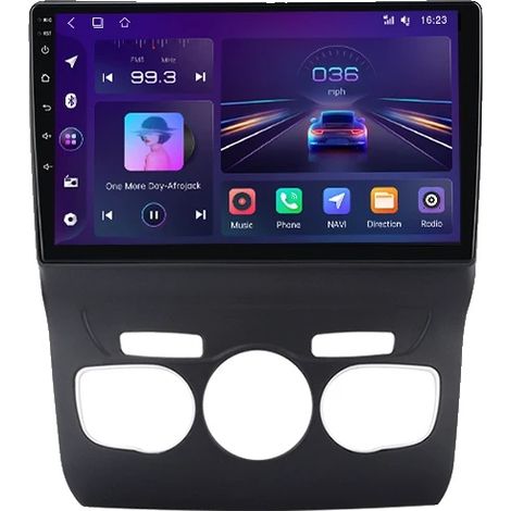 Carplay, Lecteur Multimédia, Écran Tactile, Affichage Haute Résolution, Compatible avec Citroën C4 2 B7 2013 - 2016, V1 Pro.C 2GB-32GB 10 pouces (1/2)