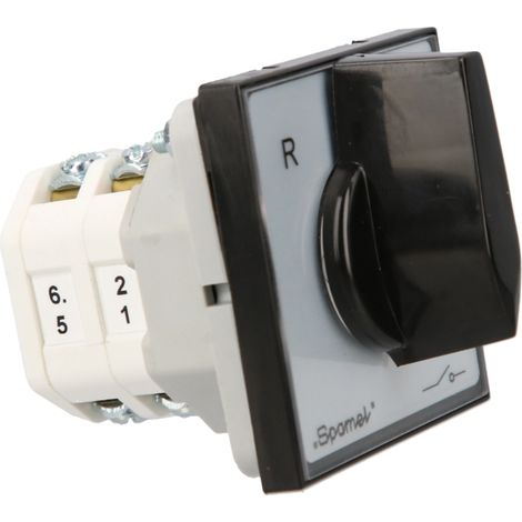 Interruttore a camme da 16 A con frontale ŁK15-2.8484PO3