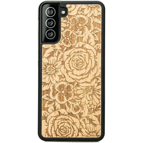 Custodia in legno per Samsung Galaxy S21 Plus ROSE ANIEGRE (1/3)