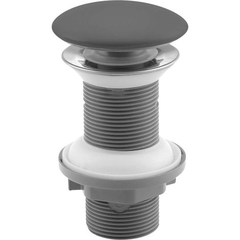 Sapho Infinity - Piletta di scarico Click-Clack per lavabo, antracite 38TP0162I