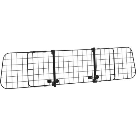 Reja universal para perros para coche con ancho ajustable de forma continua, separador de maletero, barrera para perros en el coche, barrera de seguridad para perros, 91-152 x 30 cm, instalación in si (1/5)
