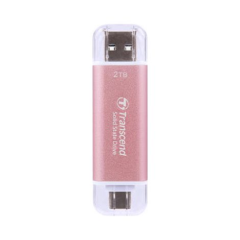 SSD externoTRANSCENDESD3102TBUSB-CUSB3D NANDVelocidad de escritura 950 MBytes/segVelocidad de lectura 1050 MBytes/segTS (1/2)