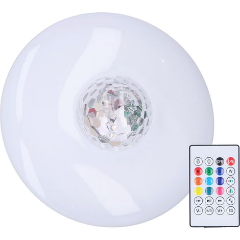 Projecteur LED avec Bluetooth, effet vague dynamique, culot E27, culot RGB, télécommande, 24 W, 85–265 V (1/5)