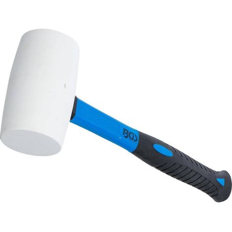 Maillet Caoutchouc 750 g D.64 mm - Manche Fibres de Verre - Résistant et Léger - D-Work (1/5)