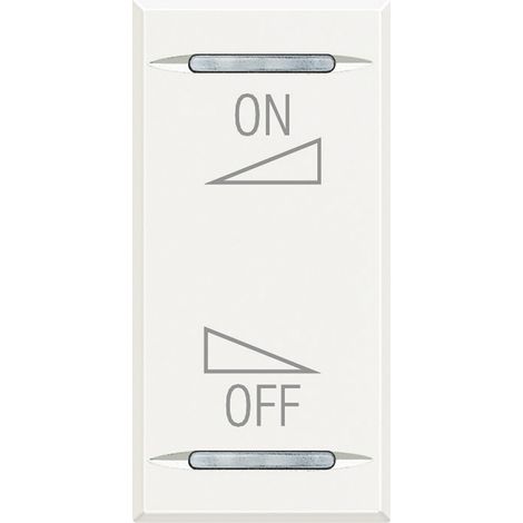 Enjoliveur Axolute MyHOME BUS diffusion sonore variation ON/OFF 1 mod white BTICINO HD4911AI