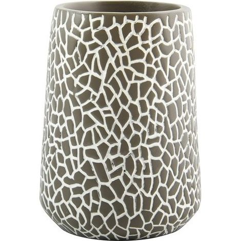 Taza SAFARI de Poliresina Marrón MSV