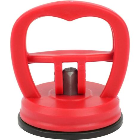 Ventouse pour retirer l'écran LCD, les petites bosses de voiture, soulever du granit, etc. - 1 pièce, rouge (1/5)