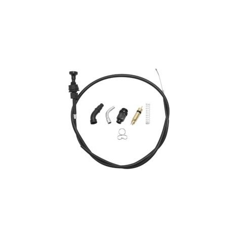 Cavo di ricambio per lo starter del carburatore per Honda TRX350 Rancher 350 (2000-2006), compatibile con i codici ricambio 17950-HN0-A12 e 16046-HM5-730, e comprensivo di kit valvola starter Crezuo.