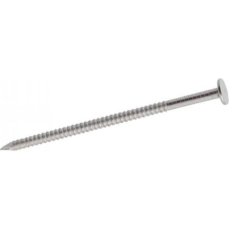 Pointe annelée - Tête plate - Inox A2 2,3x45 mm - Boîte de 590