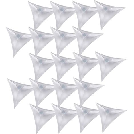 250 protège-coins décoratifs PVC transparent triangulaire (1/5)