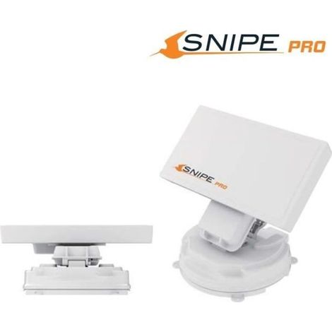Antenne satellite plate automatisée - SELFSAT - SNIPE PRO - Double conversion - Blanc - Compacte (1/4)