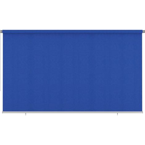 Außenrollo 405 (B) x 230 (H) cm Blau HDPE vidaXL