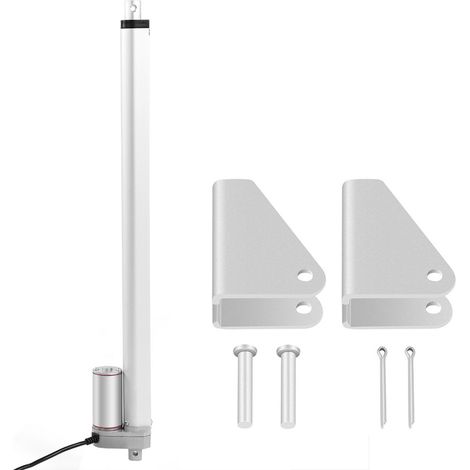 Vérin électrique 12V DC 1000N Course 150-500mm Moteur linéaire avec support Levage (500mm) (1/5)