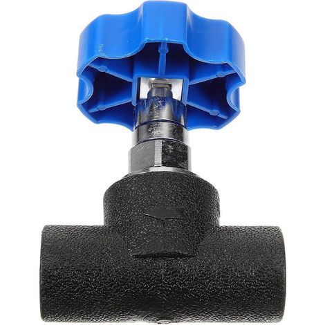 Vanne à bille pour arroseur automatique avec fonction d'arrêt d'eau, 3 raccords rapides (1/5)