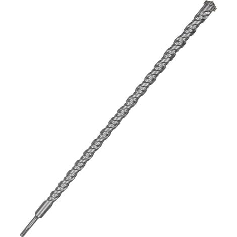 25 x 600 mm SDS Plus Set de forets - Forets à marteau SDS pour béton, brique, ciment, pierre avec 4 lames - Tige SDS Plus adaptée pour marteau perforateur (1/5)