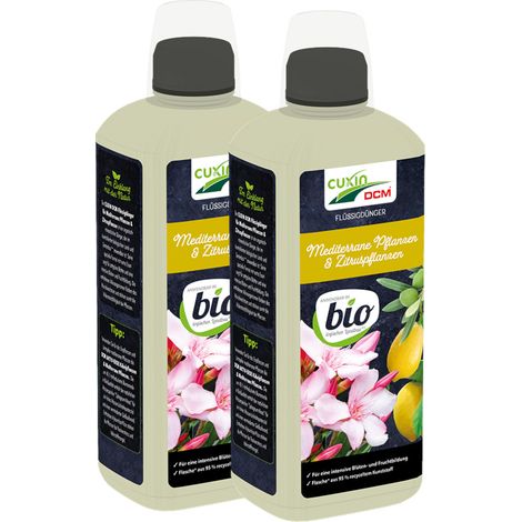 Cuxin Flüssigdünger mediterrane Pflanzen Bio 1,6 l Olivendünger Zitrusdünger