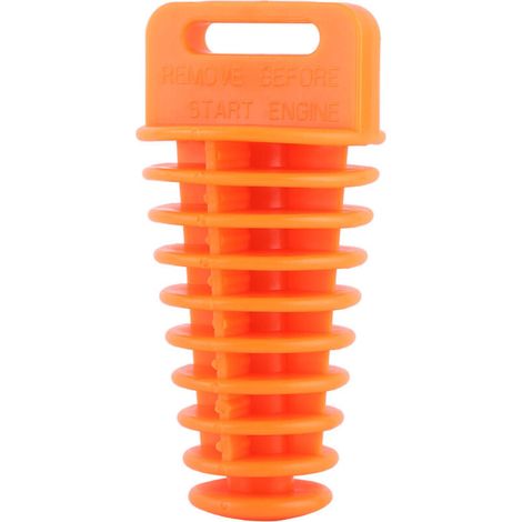 Bouchon de silencieux d'échappement, Keenso Moto Dirt Bike ATV Quad 2 Tuyau de silencieux 4 temps Échappement de silencieux Bung Wash Plug(Orange) (1/2)