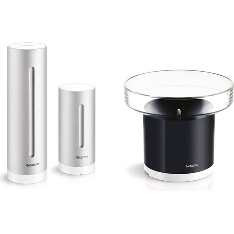 Netatmo Estación Meteorológica Plata con Pluviómetro Inteligente