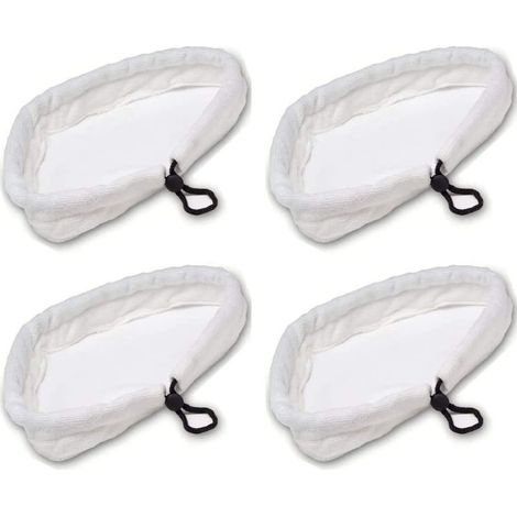 Washable Durable Steam Mop Replacement Cloths Set of 4 Steam Mop Replacement Cloths Replacement Pads for Triangular Shape Steam Cleaners for Many (1/5)