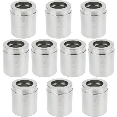 Lot de 10 embouts hydrauliques antidérapants pour tuyaux SAE R1AT/R2AT 1,27 cm (1/5)