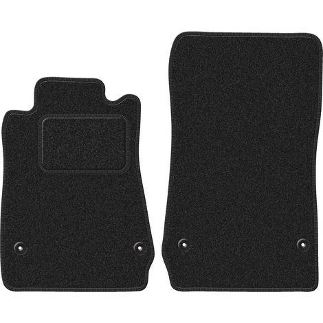 Alfombrillas de terciopelo para coche: Mercedes SLK R171 coupé (2004-2011) antracita (1/5)