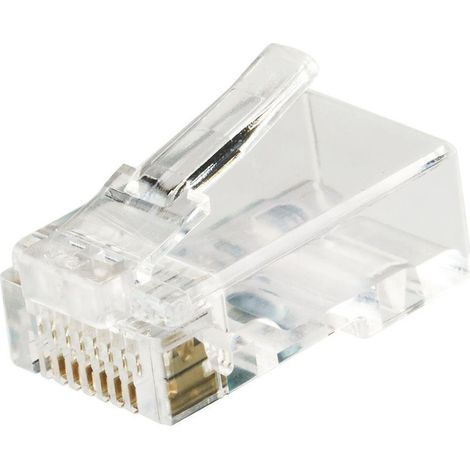 Spina rj45 categoria 5e utp trasparente fanton 23720 (1/2)