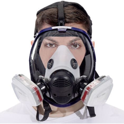 7 pièce costume peinture pulvérisation peinture bois pour masquemasque complet masque respiratoire (1/2)
