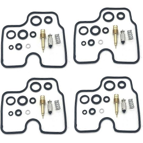Kit de réparation de carburateur pour moto NC31 CB400 CB400SF CB 400 SF NC 31 (4 pièces) - Aiguille flottante et filtre à air (1/5)