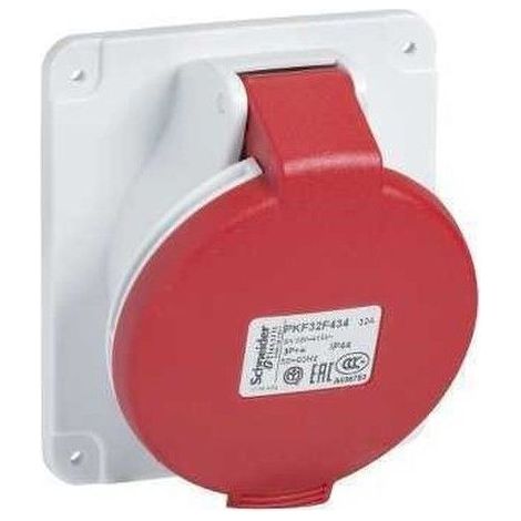 SCHNEIDER PKF32F435  Base da incasso inclinata 32A 3P+N+TT 380-415V IP44