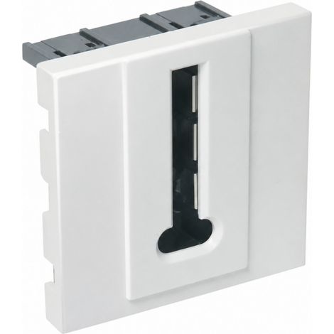 Presa telefonica per apparecchio da incasso Casual High Gloss White