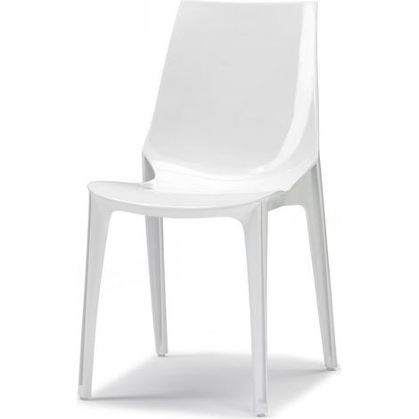 SEDIA VANITY confezione da 2 pezzi Bianco pieno (1/4)
